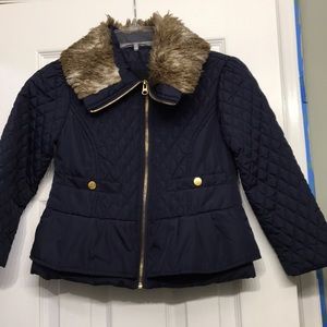 Navy Jacket girls size 6